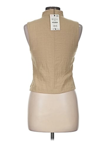 Zara Sleeveless Button-Down Shirt (view 2)