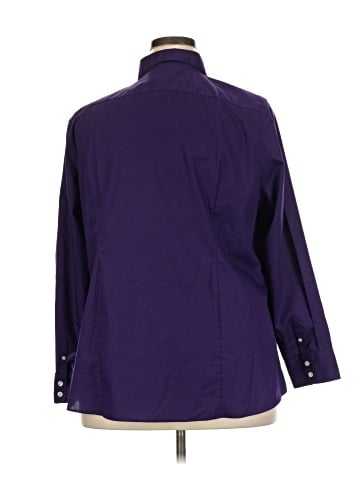 Lands' End 3/4 Sleeve Button-Down Shirt (view 2)