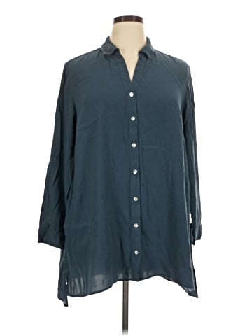 J.Jill 3/4 Sleeve Button-Down Shirt (view 1)