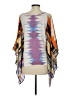 Bebe 100% Polyester Purple Kimono Size S - photo 2