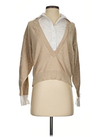 Derek Lam 10 Crosby Long Sleeve Blouse (view 1)