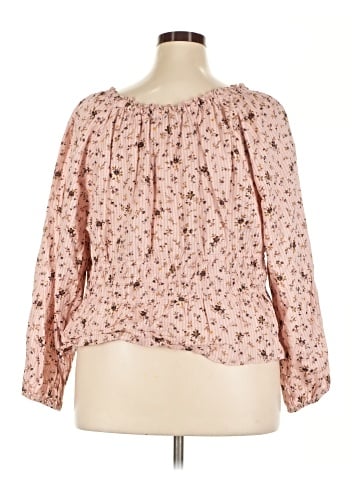 Madewell Plus Sophia Top in Bouquet Floral (view 2)