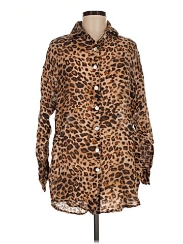Vitamin A Long Sleeve Button-Down Shirt (view 1)