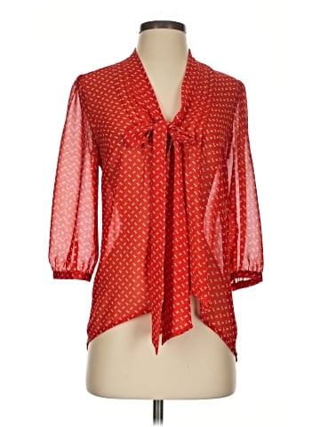 Pins and Needles 3/4 Sleeve Blouse (view 1)