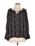 Daniel Rainn 100% Polyester Black 3/4 Sleeve Blouse Size L - photo 1