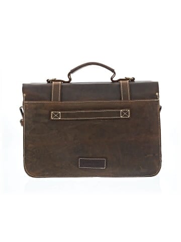Portland Leather Goods Leather Messenger (view 2)