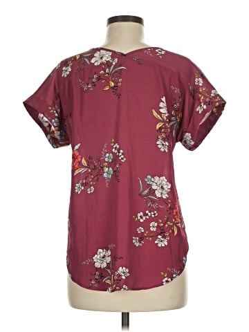 Pink Rose Short Sleeve Blouse (view 2)