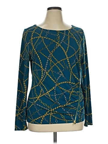 INC International Concepts Long Sleeve Blouse (view 1)