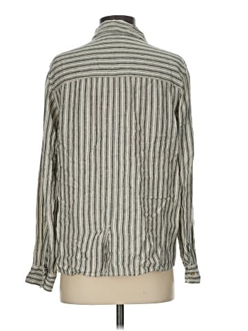 American Eagle Outfitters Long Sleeve Button-Down Shirt (view 2)