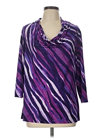 Dana Buchman 3/4 Sleeve Top (view 1)