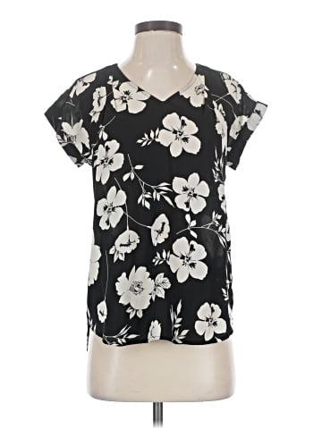 Simply Vera Vera Wang Short Sleeve Blouse (view 1)