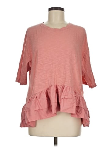 Akemi + Kin 3/4 Sleeve Top (view 1)