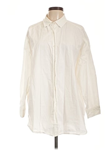 Zara Long Sleeve Button-Down Shirt (view 1)