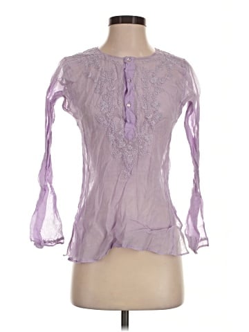 Calypso by Christiane Celle 3/4 Sleeve Blouse (view 1)