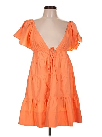 Olivaceous Casual Dress (view 1)