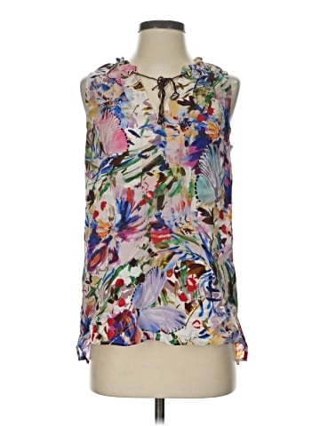 Etcetera Sleeveless Silk Top (view 1)