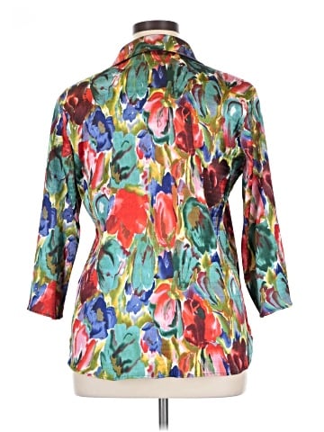 Coldwater Creek 3/4 Sleeve Blouse (view 2)