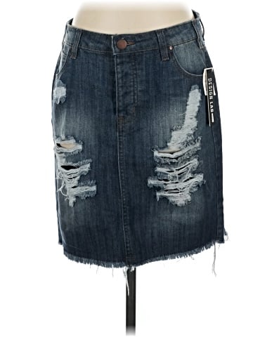 Design Lab Lord & Taylor Denim Skirt (view 1)