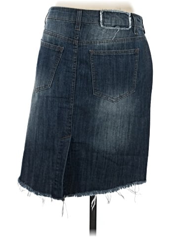Design Lab Lord & Taylor Denim Skirt (view 2)