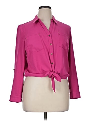JM Collection 3/4 Sleeve Blouse (view 1)