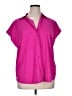 Express Pink Short Sleeve Blouse Size XL - photo 1
