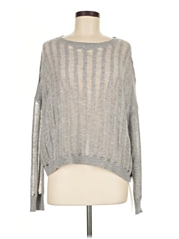 Skull Cashmere Pullover Sweater (view 1)