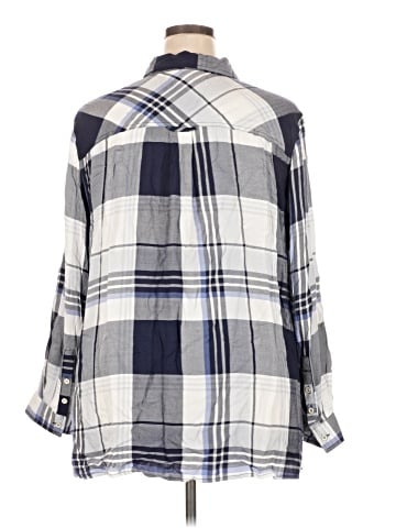 Catherines Long Sleeve Button-Down Shirt (view 2)