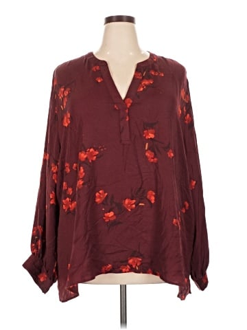 Ava & Viv Long Sleeve Blouse (view 1)