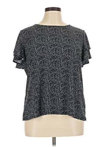 Adrianna Papell Short Sleeve Blouse (view 1)