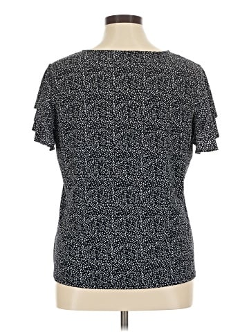 Adrianna Papell Short Sleeve Blouse (view 2)