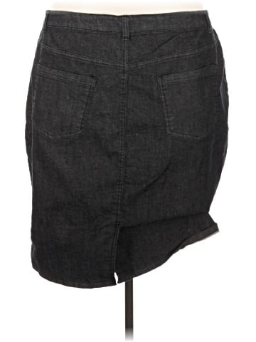 Jessica London Denim Skirt (view 2)