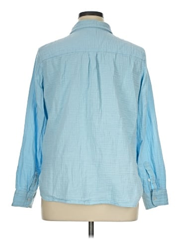 J.Crew Factory Store Long Sleeve Button-Down Shirt (view 2)