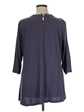LOGO by Lori Goldstein 3/4 Sleeve T-Shirt (view 2)