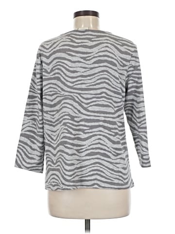 Zenergy by Chico's 3/4 Sleeve T-Shirt (view 2)