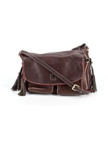 Dooney & Bourke Leather Messenger (view 1)