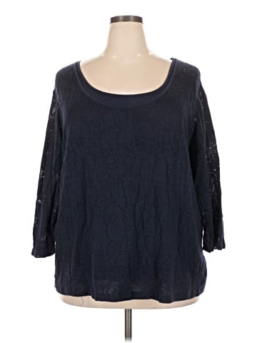 Coldwater Creek 3/4 Sleeve Top (view 1)
