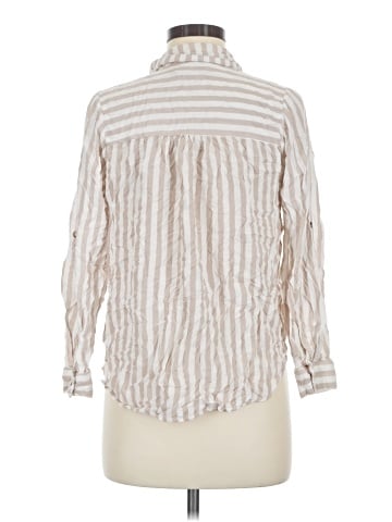 Mittoshop 3/4 Sleeve Button-Down Shirt (view 2)