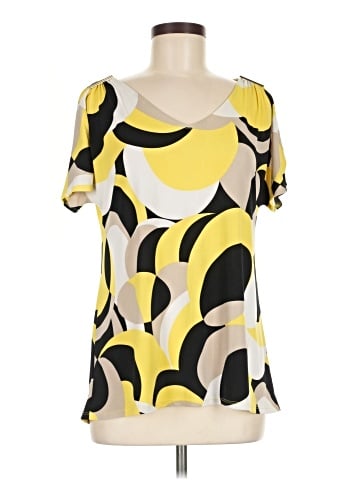 Dana Buchman Short Sleeve Blouse (view 1)