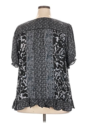Lucky Brand Short Sleeve Blouse (view 2)