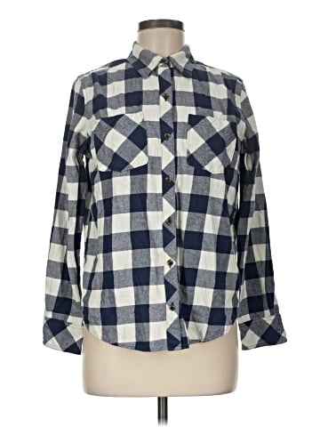 Natural Reflections Long Sleeve Button-Down Shirt (view 1)