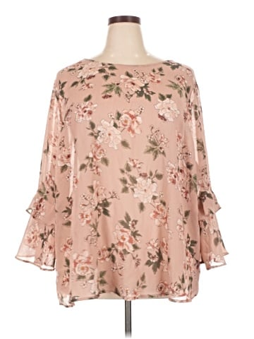 Torrid 3/4 Sleeve Blouse (view 1)