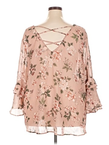 Torrid 3/4 Sleeve Blouse (view 2)