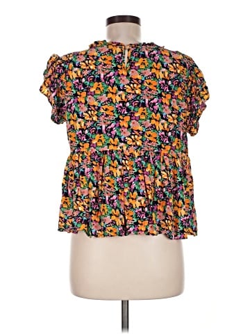 Umgee Short Sleeve Blouse (view 2)