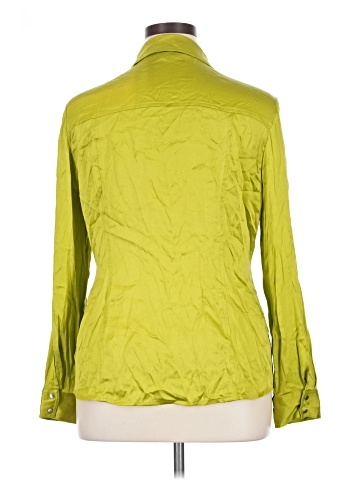 Cache Long Sleeve Silk Top (view 2)