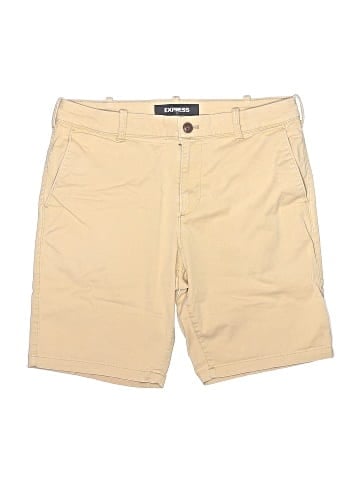 Express Outlet Khaki Shorts (view 1)