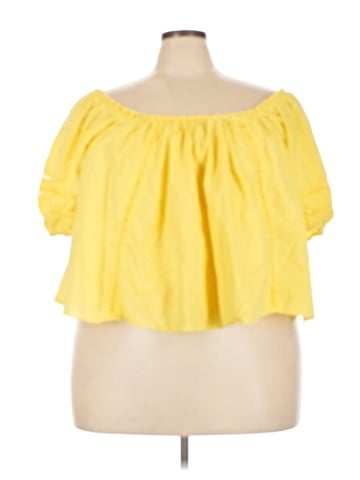 WAYF Short Sleeve Blouse (view 1)