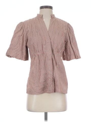 BCBGMAXAZRIA Short Sleeve Blouse (view 1)