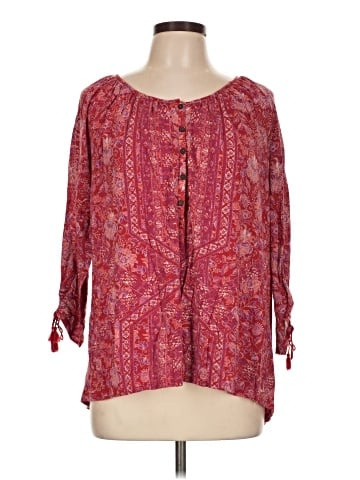 Lucky Brand 3/4 Sleeve Blouse (view 1)