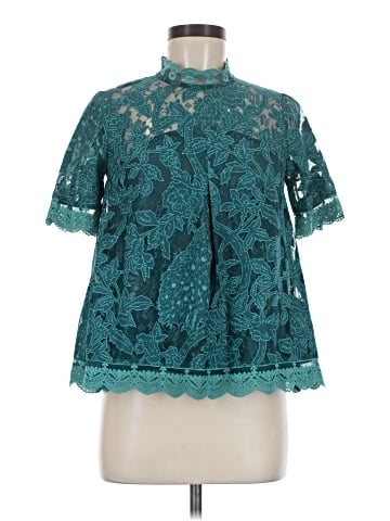 HD in Paris Short Sleeve Blouse (view 1)
