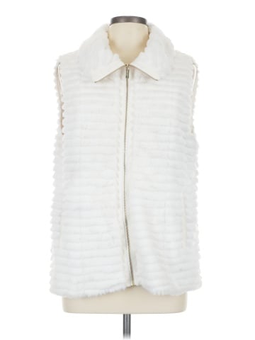 Calvin Klein Faux Fur Vest (view 1)